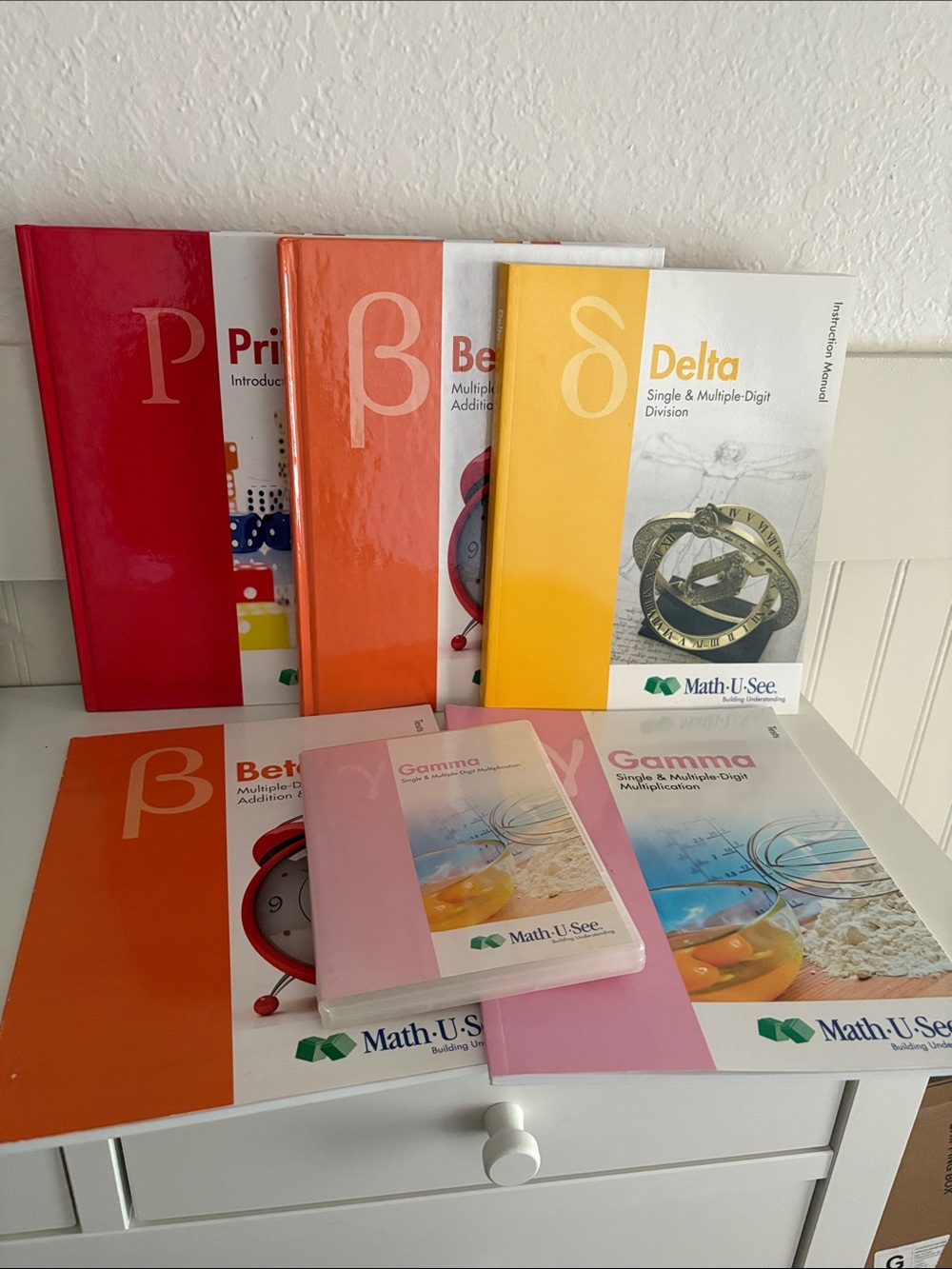 Homeschool Math-U-See Primer, Beta, Delta Instructor Manuals + Tests